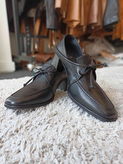 Zapato Cuero Versalles Negro